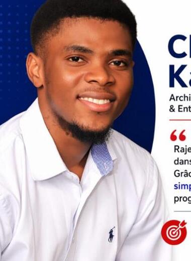 Chadrack Katuma, architecte de formation et entrepreneur à Kinshasa, témoigne pour Rajey Center